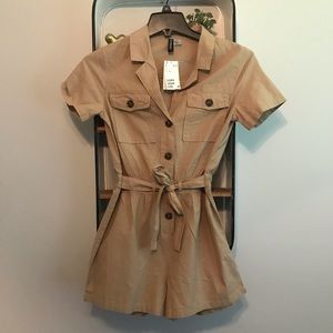 Tan Jumpsuit / Romper